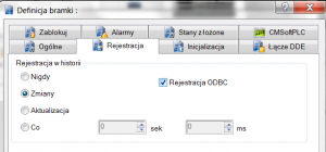 ControlMaestro - rejestracja wartości bramki poprzez ODBC