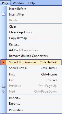 Włączenie opcji FBox Priorities w Edytorze Fupla