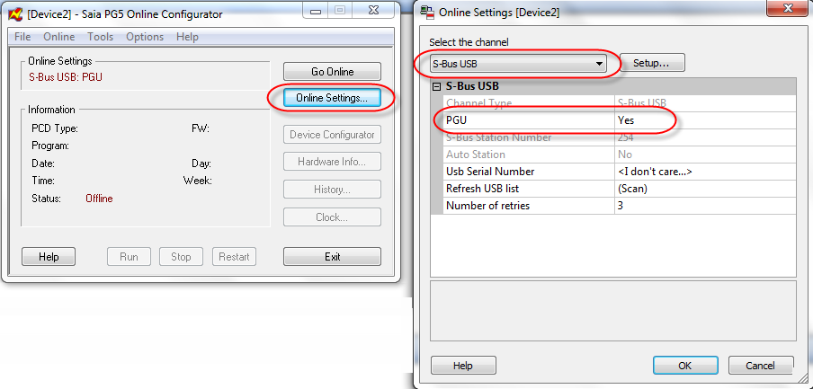 online-configurator-online-settings-s-bus-usb-pgu
