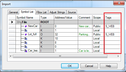 pg5_import_export_symbols_with_tags