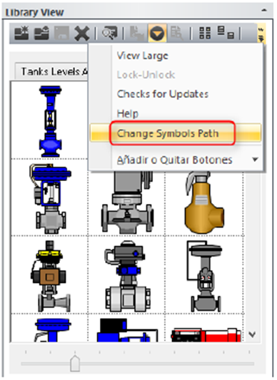 Funkcja Change Symbols Path w Premium HMI